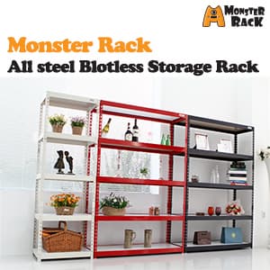 Boltless Shelf Rack steel W60__W120cm 2_5 Layers _ Storage